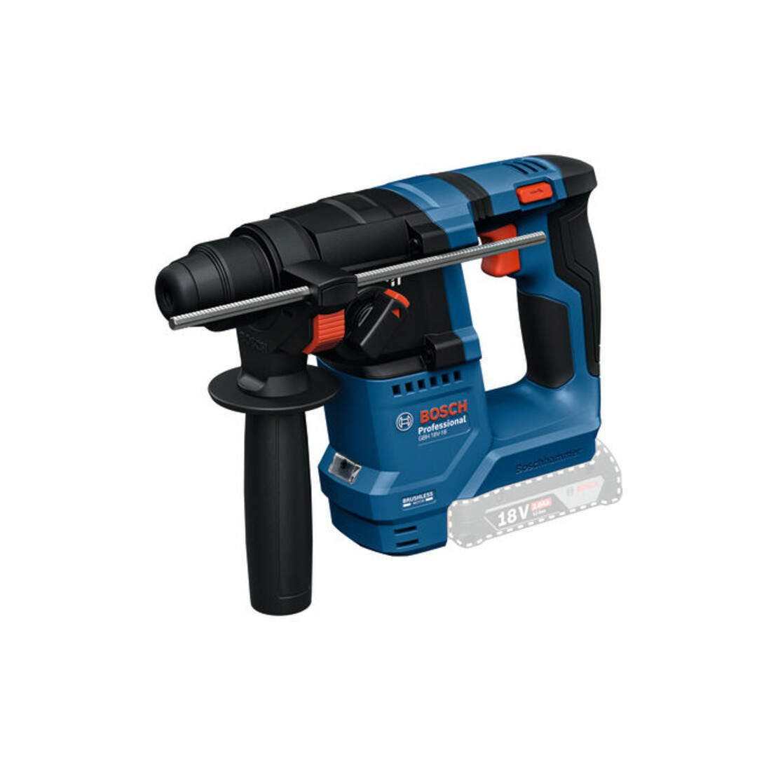 Bosch Akku-Bohrhammer mit SDS plus GBH 18V-18 in L-BOXX 136