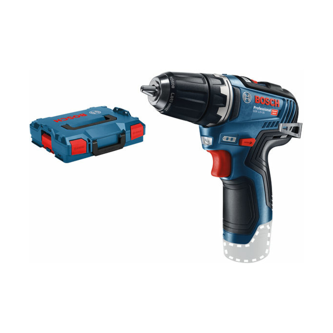 Bosch Akku-Bohrschrauber GSR 12V-35 Solo Version L-BOXX