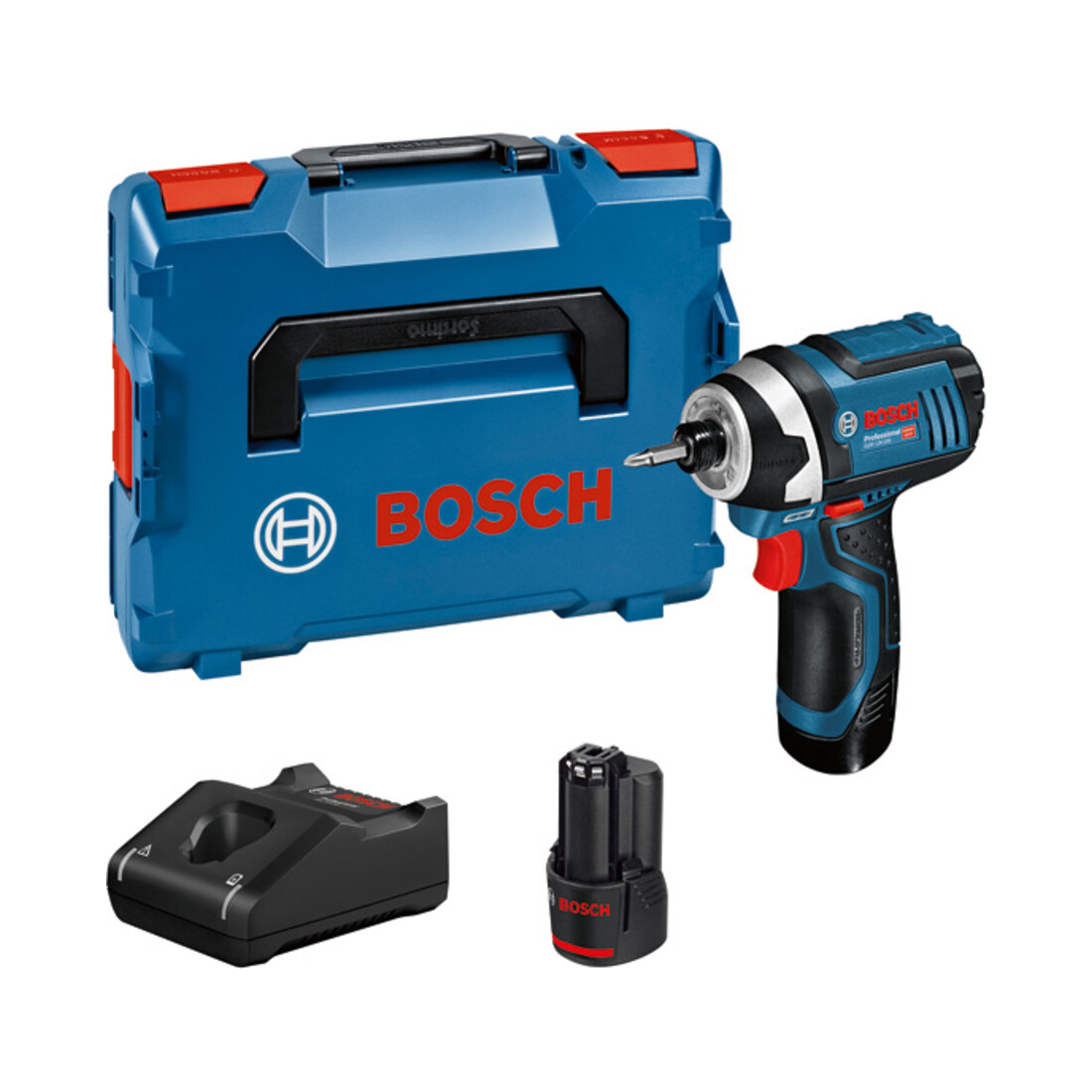 Bosch Akku-Drehschlagschrauber GDR 12V-105 mit 2 x 2