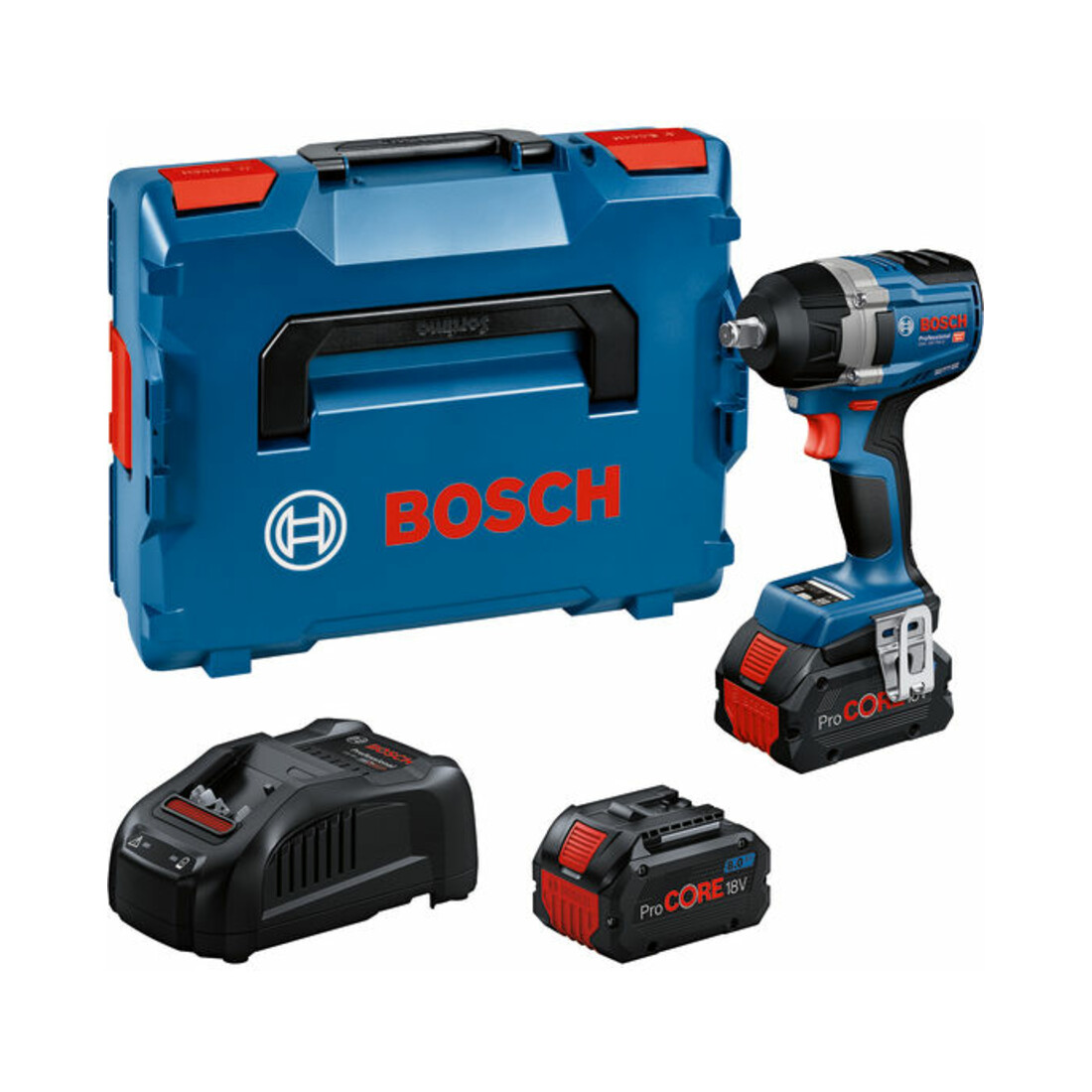 Bosch Akku-Drehschlagschrauber GDS 18V-750 C mit 2 x Akku ProCORE18V 8.0Ah