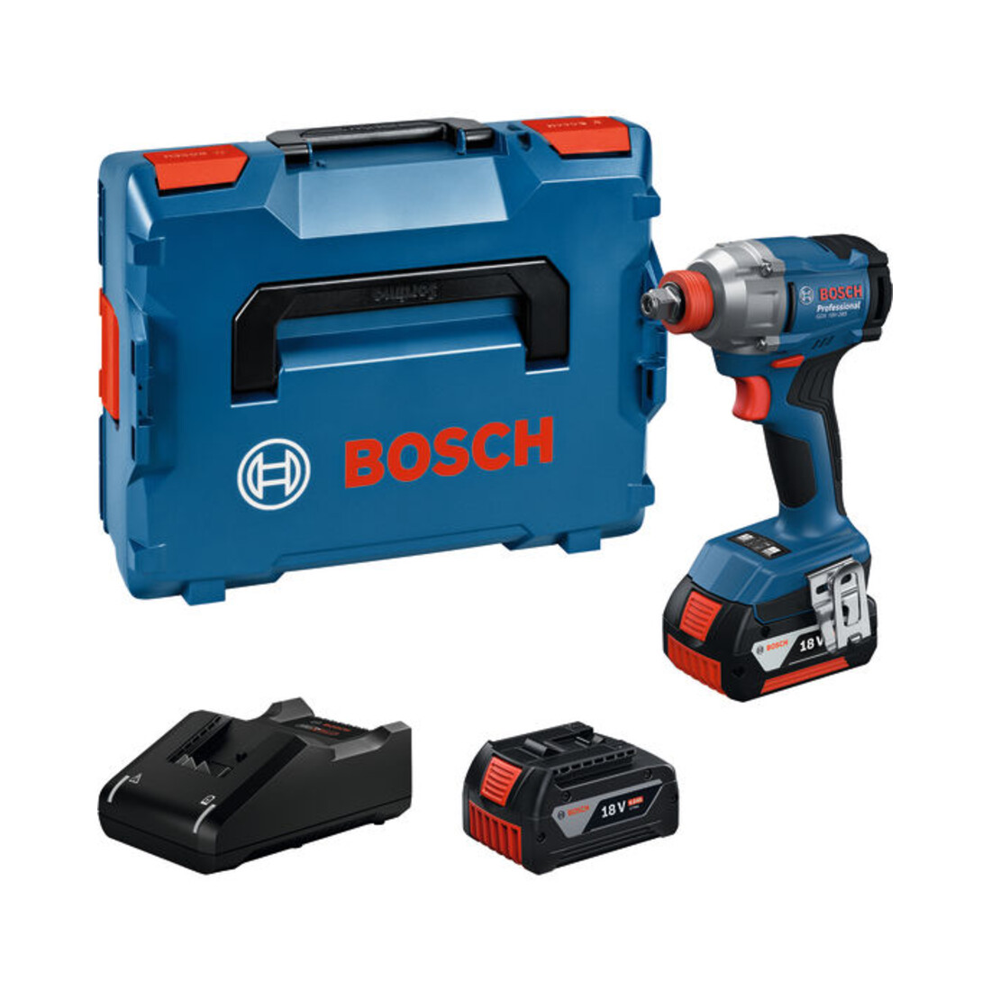 Bosch Akku-Drehschlagschrauber GDX 18V-285 mit 2 x Akku GBA 18V 4.0Ah