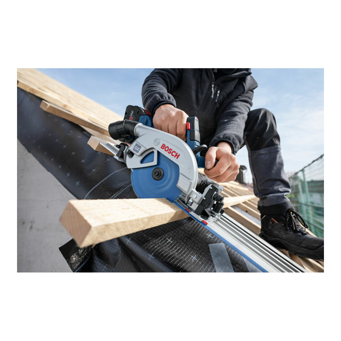 Bosch Akku-Kreissäge GKS 18V-57-2 GX mit L-BOXX – Bild 4
