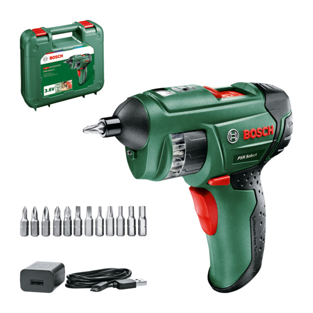 Bosch Akku-Schrauber Lithium-Ionen PSR Select