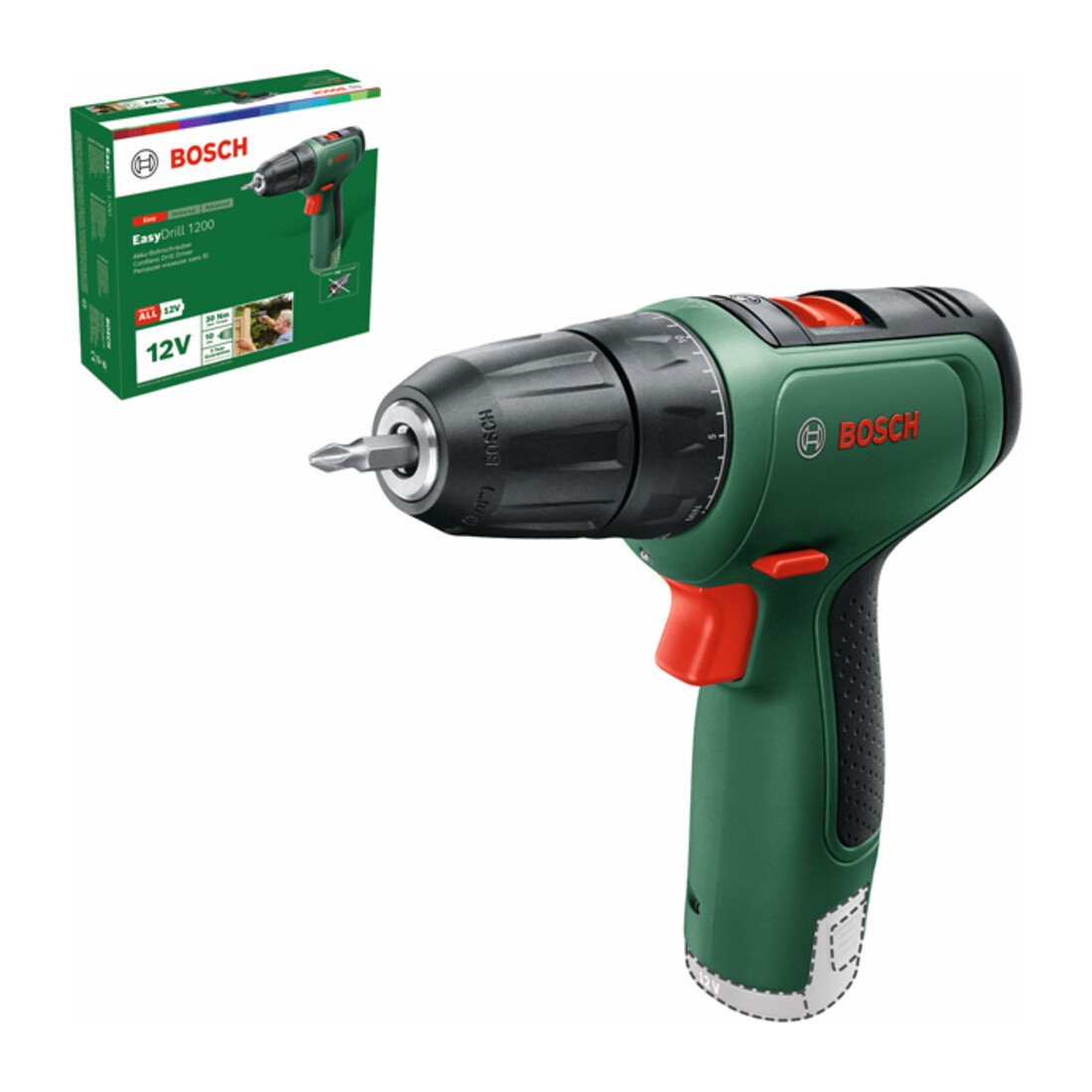 Bosch Akku-Zweigang-Bohrschrauber EasyDrill 1200 – Bild 4