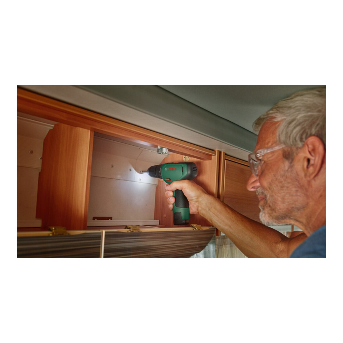 Bosch Akku-Zweigang-Bohrschrauber EasyDrill 1200 mit 2x Akkupack PBA 12V 1.5Ah O-A – Bild 5
