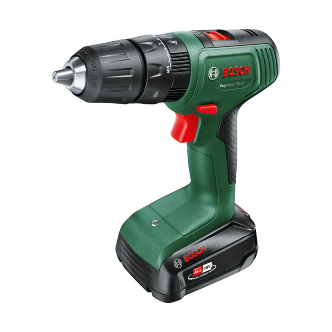 Bosch Akku-Zweigang-Schlagbohrschrauber EasyImpact 18V-40 + System-Box