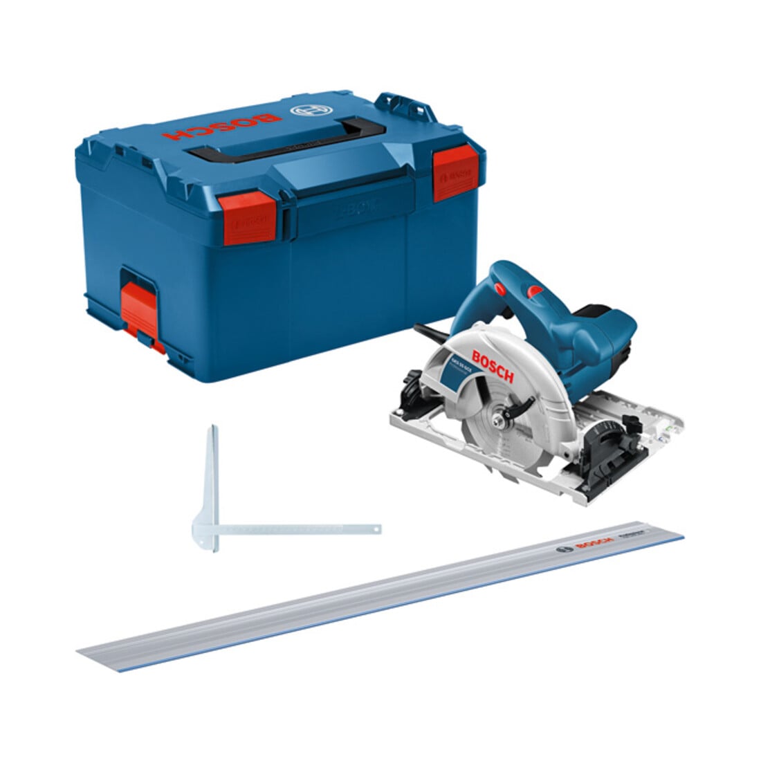 Bosch Handkreissäge GKS 55+ GCE + FSN 1400