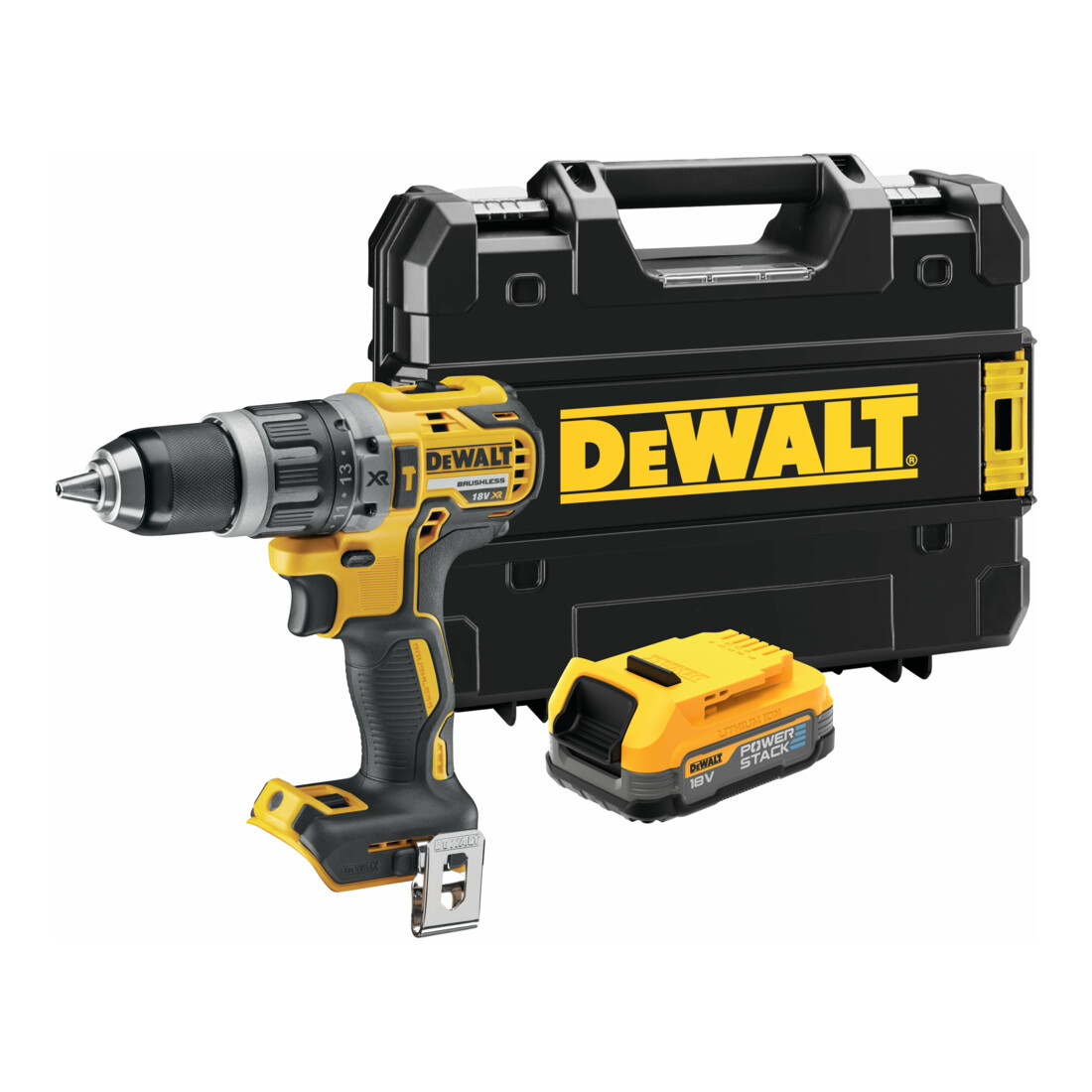 DEWALT Akku-Schlagbohrschrauber inkl. Powerstack Akku (18 V/1