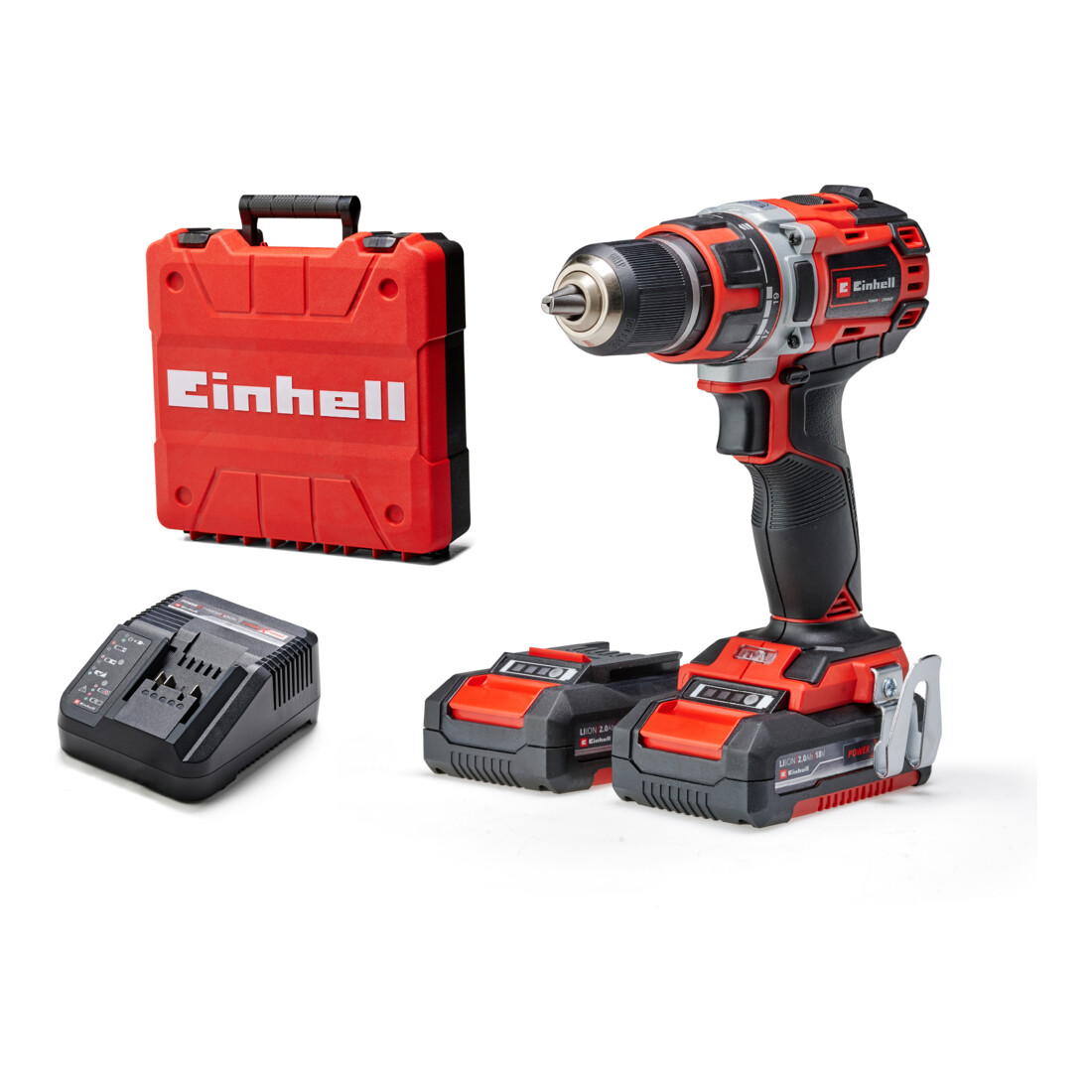 Einhell Professional Akku-Bohrschrauber TE-CD 18/50 Li BL (2x2