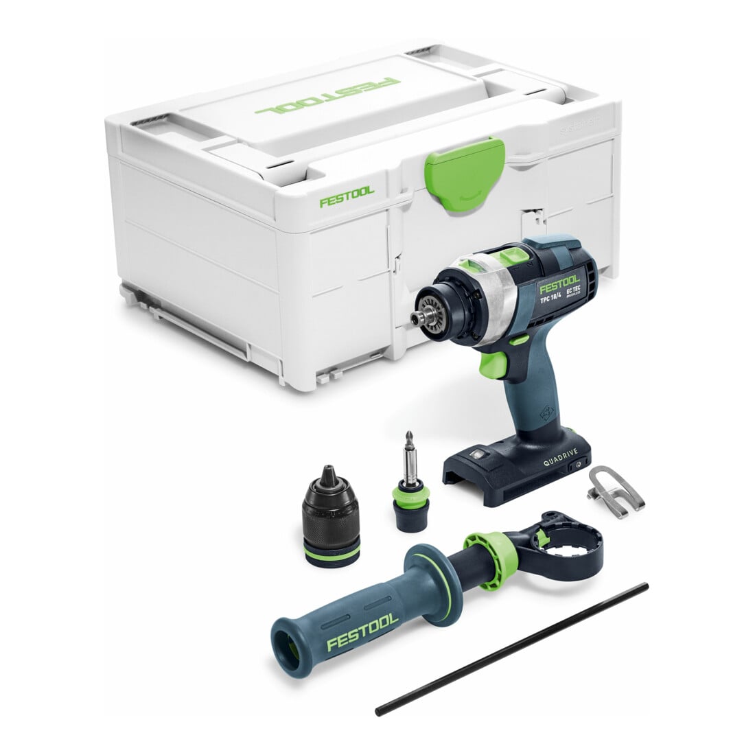 Festool Akku-Schlagbohrschrauber TPC 18/4 I-Basic QUADRIVE