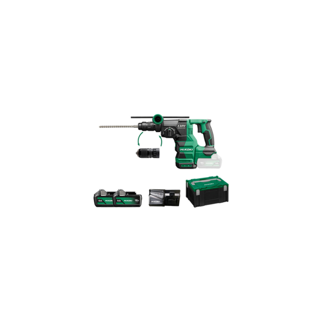 HiKOKI Akku-Bohr- und Meißelhammer (SDS-plus) DH1826DC (5