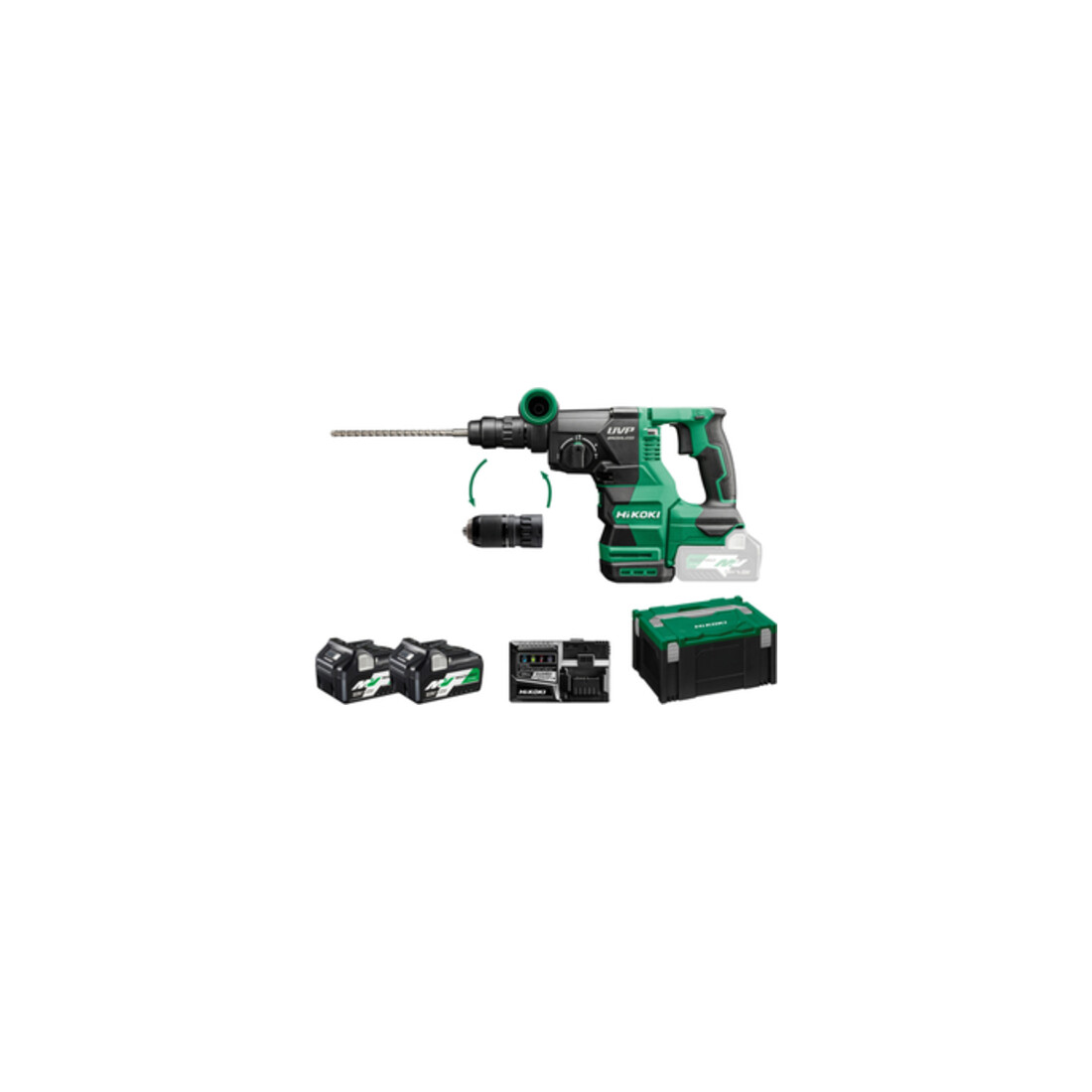 HiKOKI Akku-Bohr- und Meißelhammer (SDS-plus) DH3628DC (2