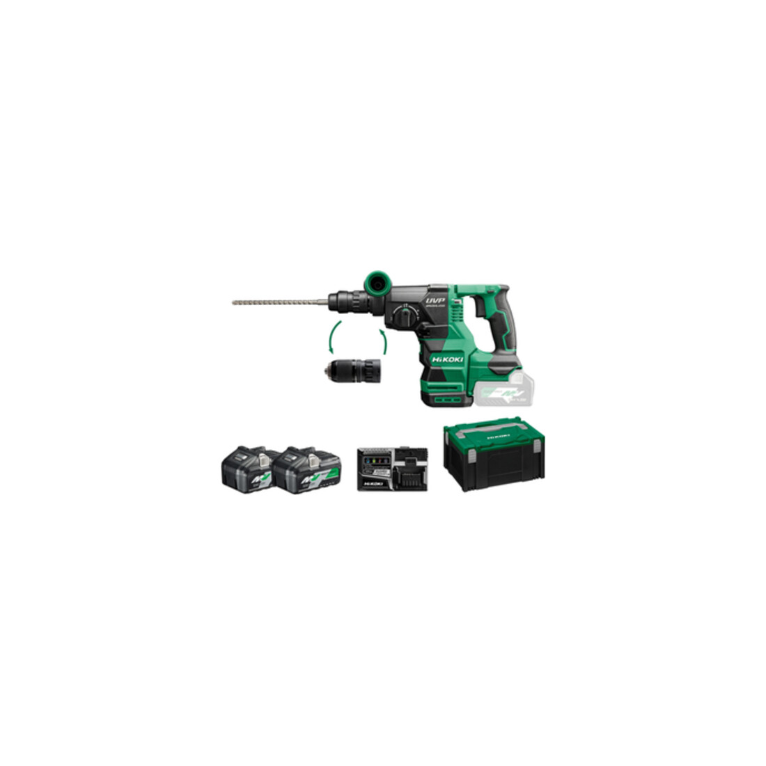 HiKOKI Akku-Bohr- und Meißelhammer (SDS-plus) DH3628DC (4