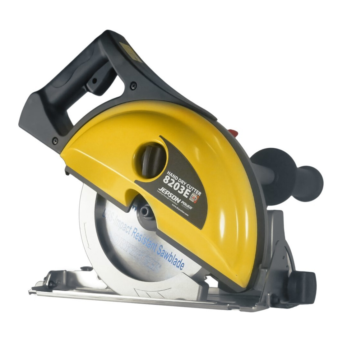 JEPSON POWER Akku-Metallhandkreissäge Hand Dry Cutter 8203E inkl. Sägeblatt u. Zubehör D=203mm