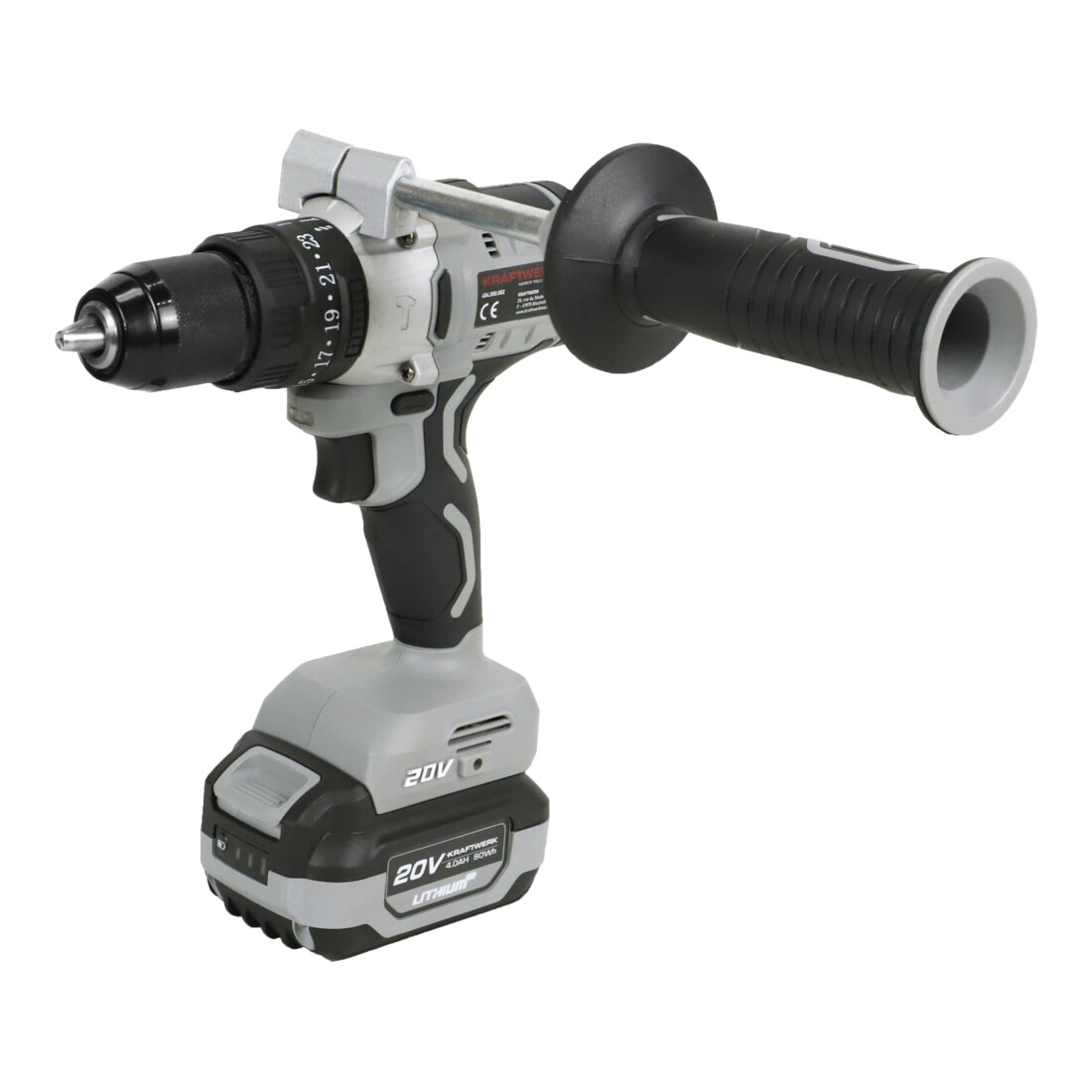 Kraftwerk Akku-Schlagbohrmaschine 20V 4Ah 100Nm inkl. 1 Akkus – Bild 3