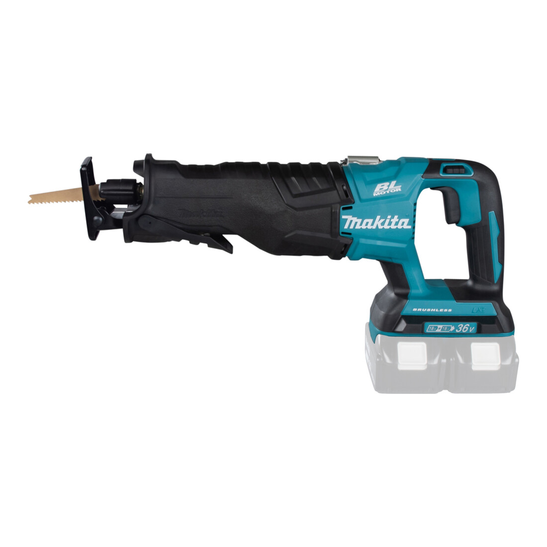 Makita Akku-Reciprosäge 2 x 18 V DJR360ZK – Bild 2