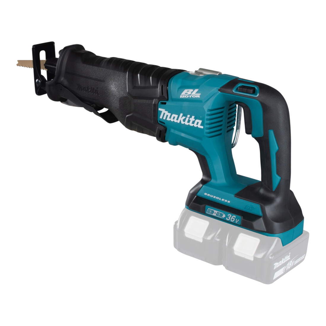 Makita Akku-Reciprosäge 2 x 18 V DJR360ZK – Bild 3