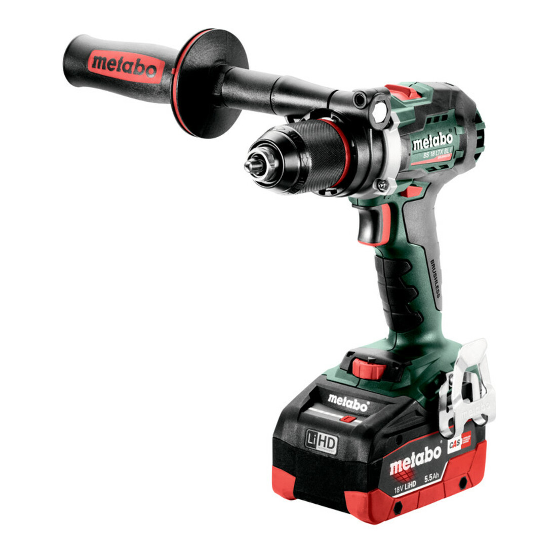Metabo Akku-Bohrschrauber BS 18 LTX BL I metaBOX 145 L; 18V 2x5.5Ah LiHD + ASC 145