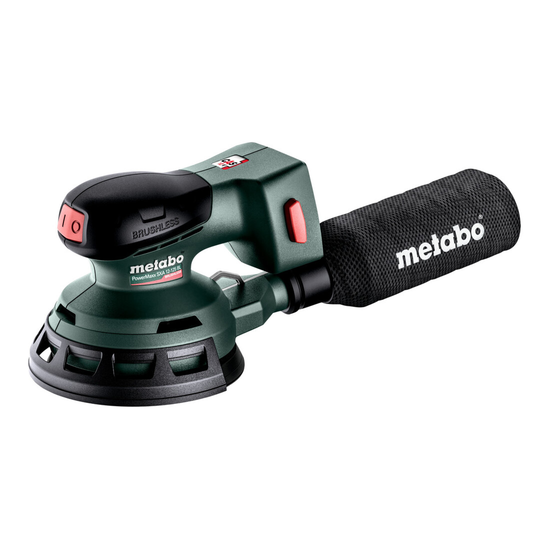 Metabo Akku-Exzenterschleifer PowerMaxx SXA 12-125 BL mit 125mm Schleifteller; metaBOX 215