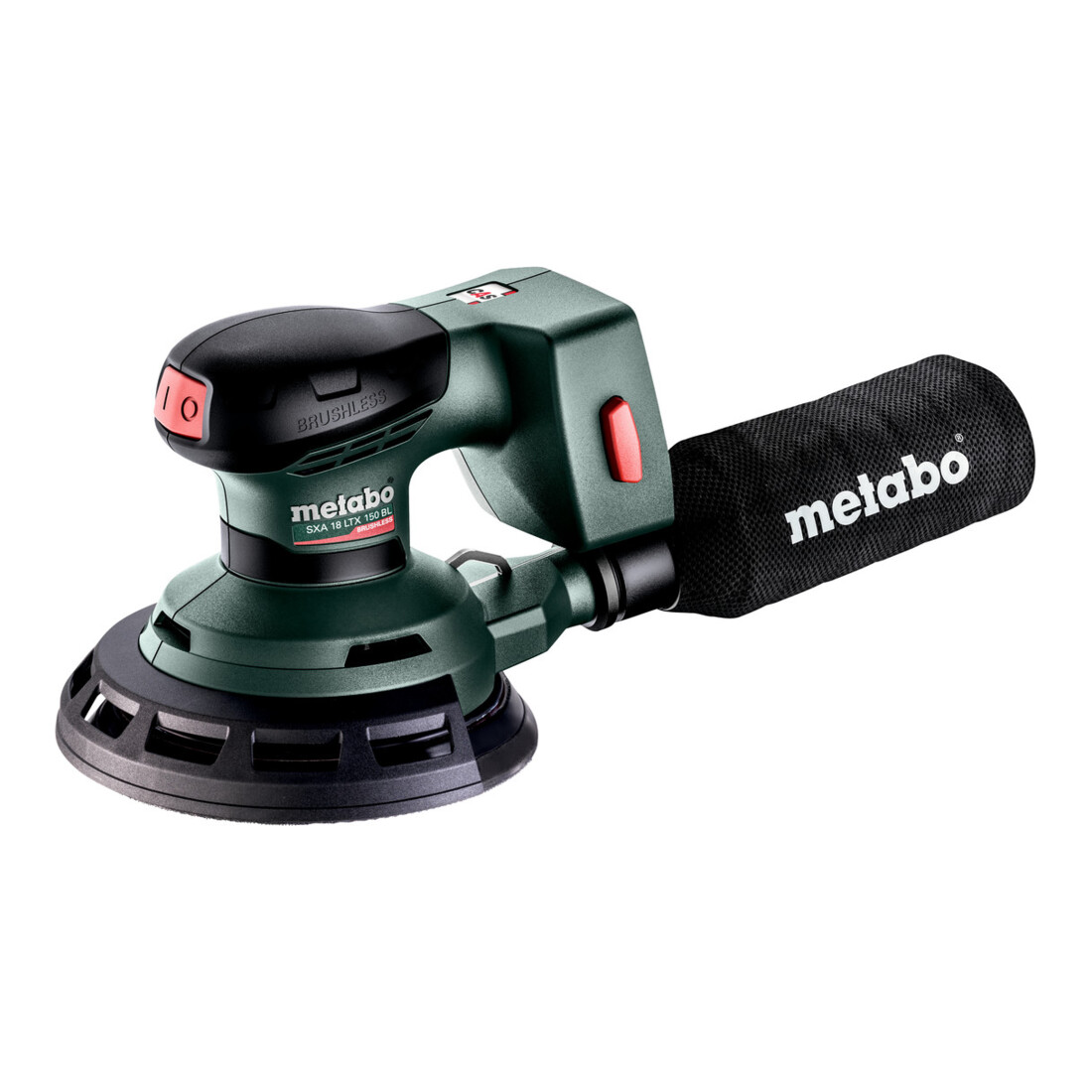 Metabo Akku-Exzenterschleifer SXA 18 LTX 150 BL mit 150 mm Schleifteller ; metaBOX 215