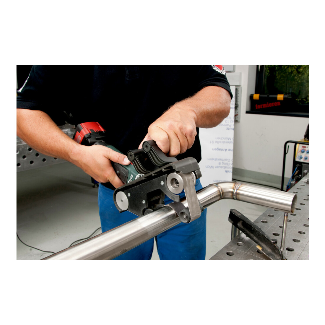 Metabo Akku-Rohrbandschleifer RB 18 LTX 60 Karton – Bild 4