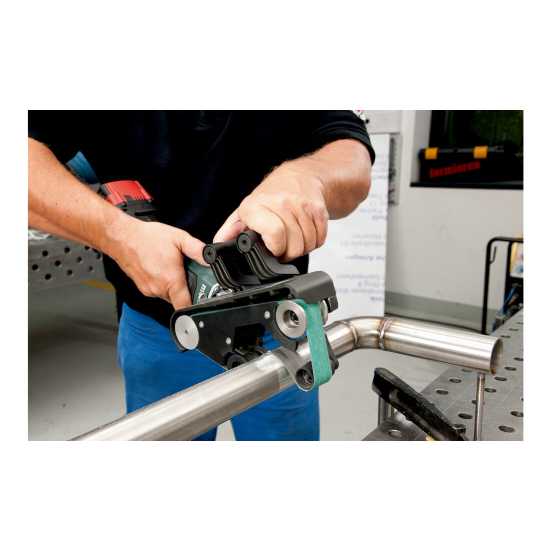 Metabo Akku-Rohrbandschleifer RB 18 LTX 60 Karton – Bild 5