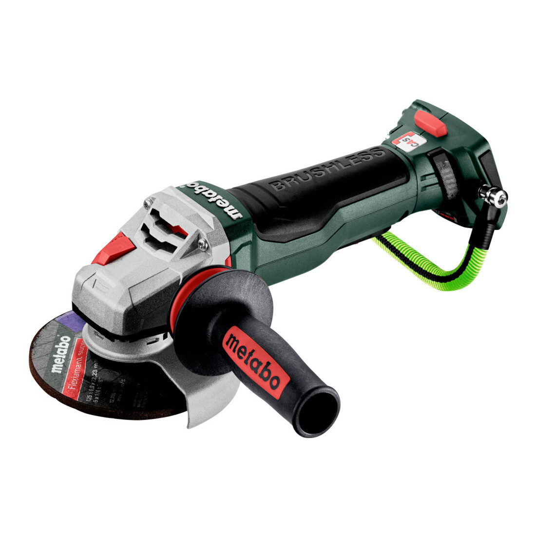 Metabo Akku-Winkelschleifer WPBA 18 LTX BL 15-125 Quick DS mit Bremse