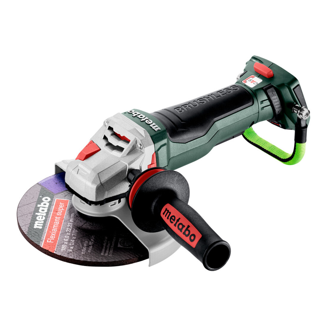 Metabo Akku-Winkelschleifer WPBA 18 LTX BL 15-180 Quick DS mit Bremse