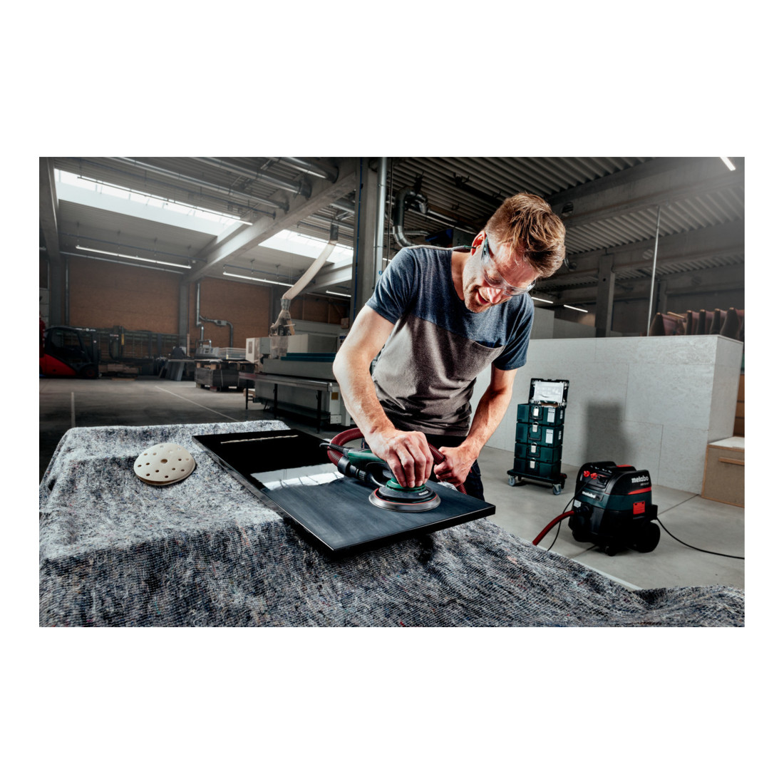 Metabo Exzenterschleifer SXE 150-2.5 BL Karton – Bild 2