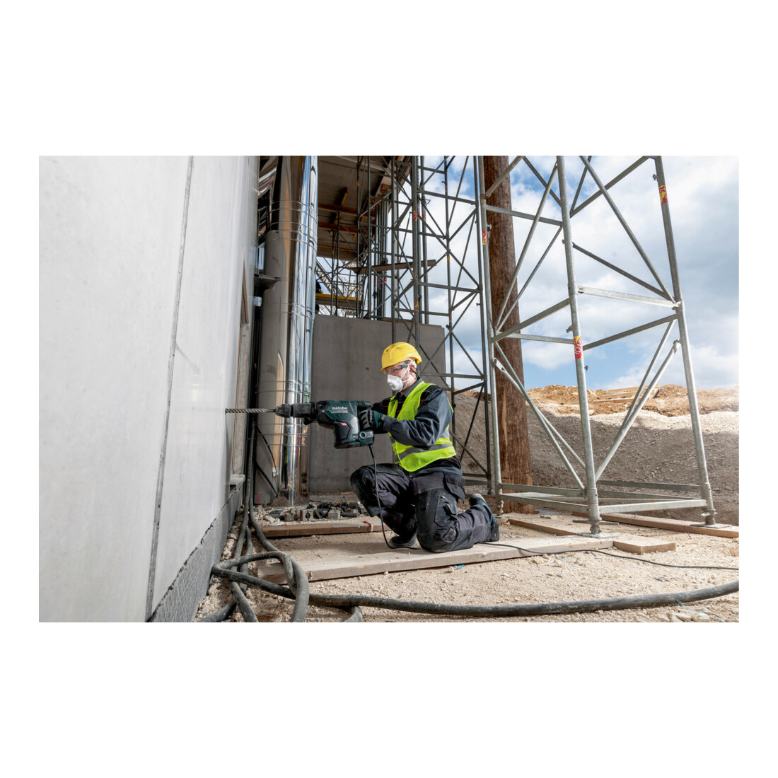 Metabo Kombihammer KHEV 8-45 BL Kunststoffkoffer – Bild 4