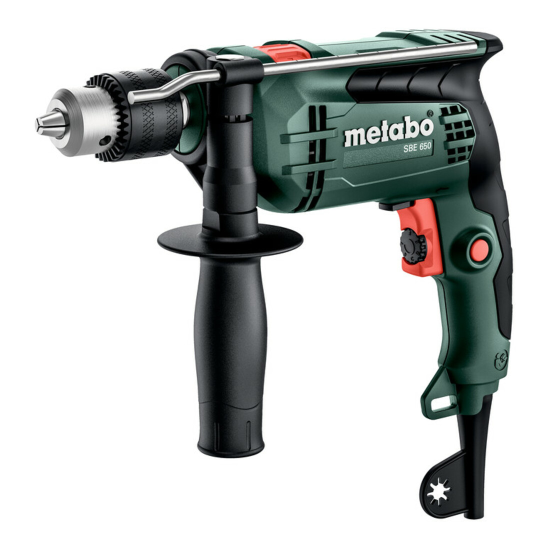 Metabo Schlagbohrmaschine SBE 650 Karton Zahnkranzbohrfutter